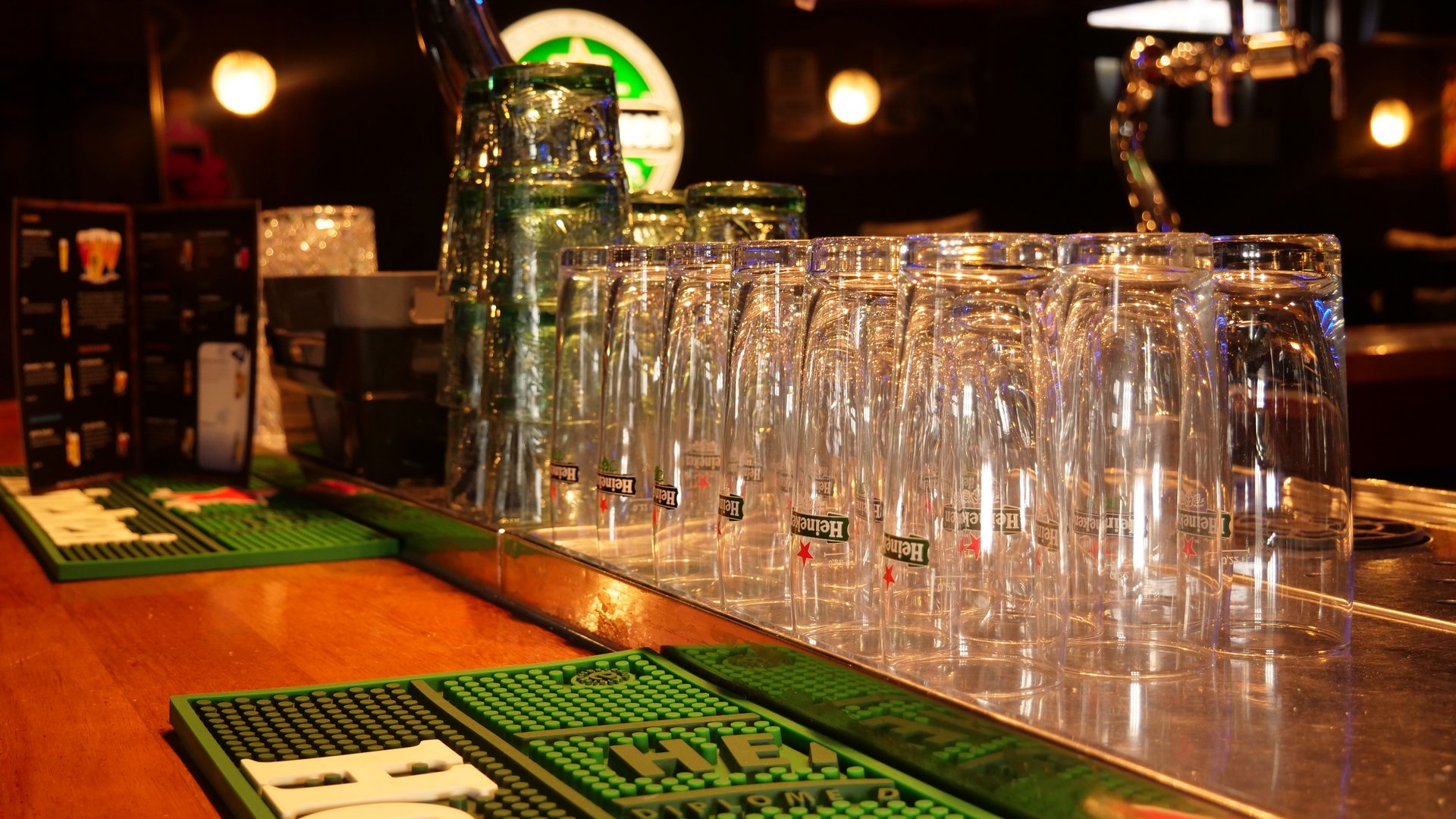 Bar en nachtclub app in gebruik